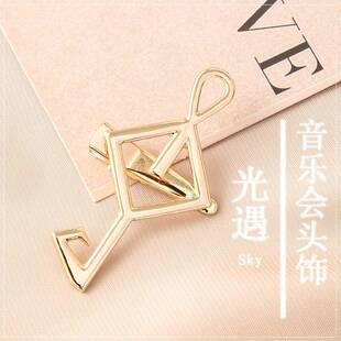 sky光遇周边音乐会发夹发卡 动漫游戏二次元头饰饰品男女学生礼物