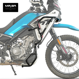 MRBR适配春风450MT护杠防摔块上下拉力保险杆机车竞技改装配件