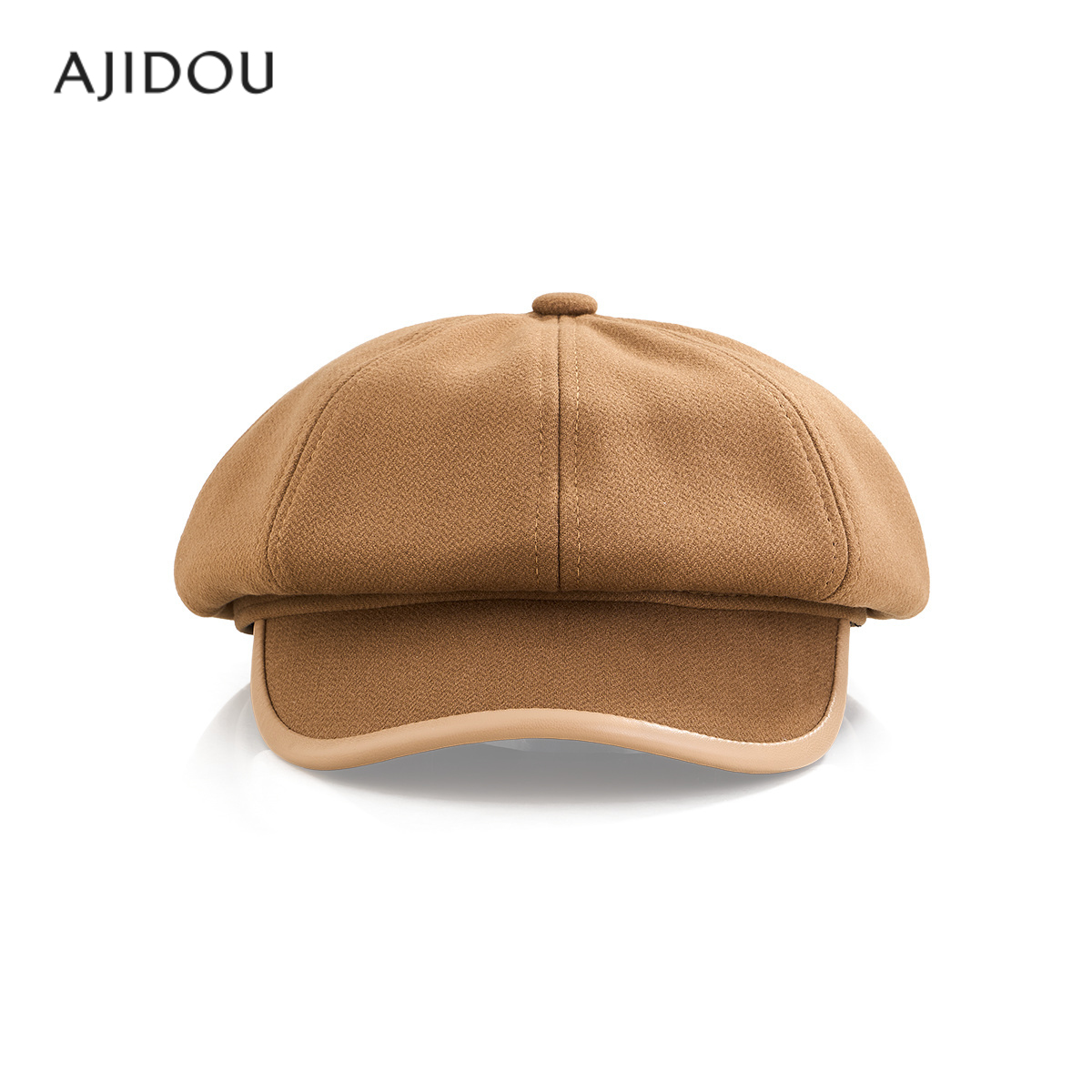 【商场同款】阿吉豆AJIDOU帽子女款报童帽户外太阳帽显脸小贝雷帽