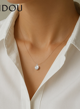 阿吉豆人鱼之泪项链璀璨锁骨链