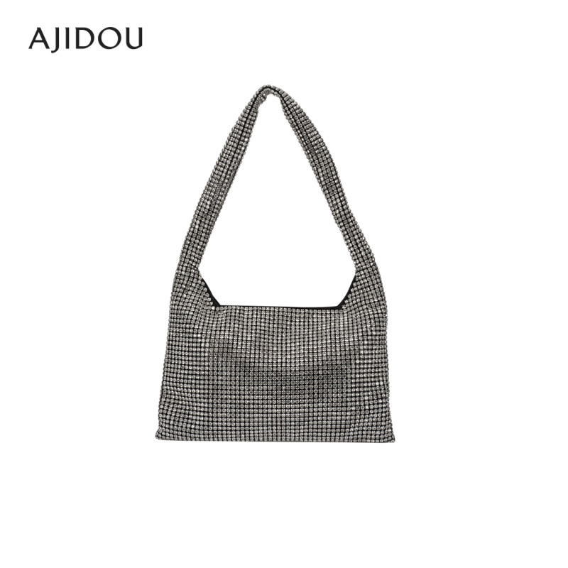 阿吉豆AJIDOU包包女款单肩包小众时尚百搭闪耀璀璨时尚斜挎包背包