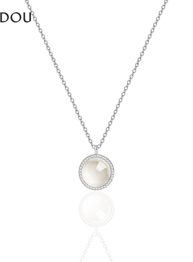 阿吉豆AJIDOU项链s925银轻奢首饰