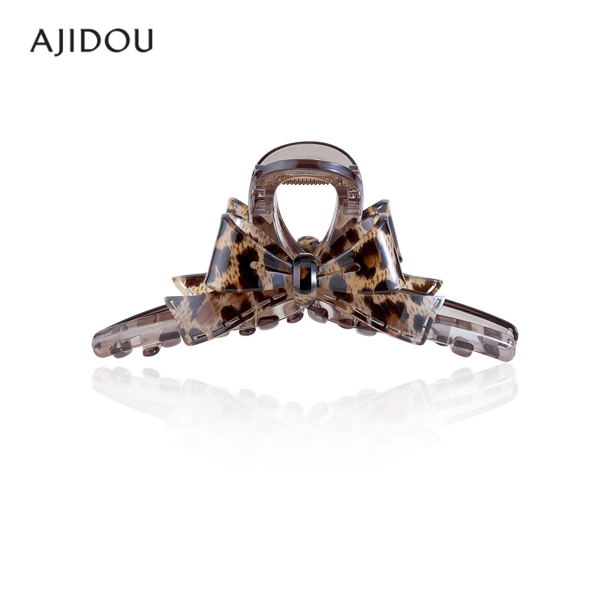 阿吉豆AJIDOU时尚大抓夹温柔甜美减龄蝴蝶结抓夹后脑勺发夹鲨鱼夹