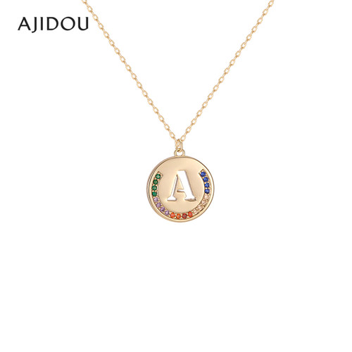 AJIDOU新款字母阿吉豆项链转运