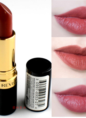 Revlon口红丽彩黑管唇膏225豆沙色325 535持久保湿学生清仓