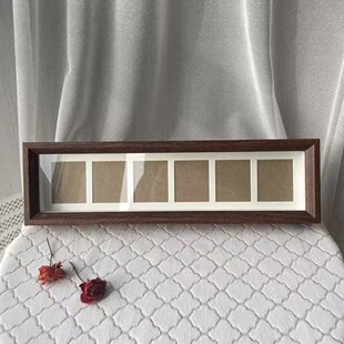 六行相框摆台画框客厅玄关装饰摆件放钱币展示相框工艺品收藏送礼