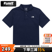 男装 翻领短袖 夏季 休闲运动服男士 T恤 新款 TheNorthFace北面POLO衫