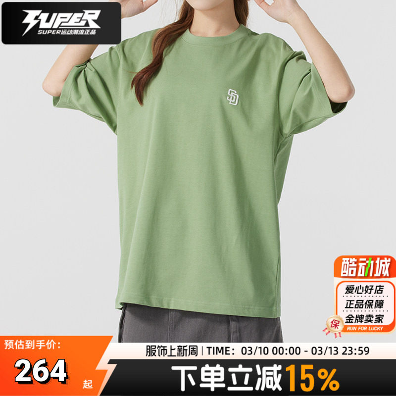 MLB男装女装情侣装2025夏季新款运动服时尚纽约洋基休闲服短袖T恤