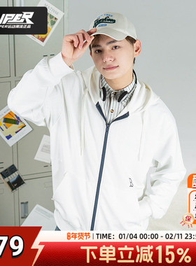 MLB官方正品2025秋季新款男女情侣款奶油色针织夹克外套3ATRB0441