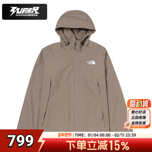 北面正品冲锋衣男单冲夹克春季新款 Dryvent防水透气户外运动外套