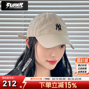 MLB正品棒球帽男女同款鸭舌帽2025秋冬新款运动休闲帽子3ACP7701N