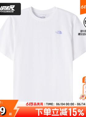 【8GXD短袖】北面2026夏季新款男女同款户外休闲透气印花半袖T恤