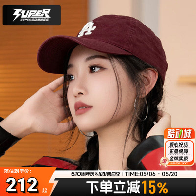 MLB正品棒球帽男女同款鸭舌帽2026新款遮阳休闲运动帽子3ACP6601N
