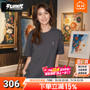 女装 2025新款 情侣款 MLB正品 宽松时尚 运动T恤男装 韩版 休闲上衣 短袖