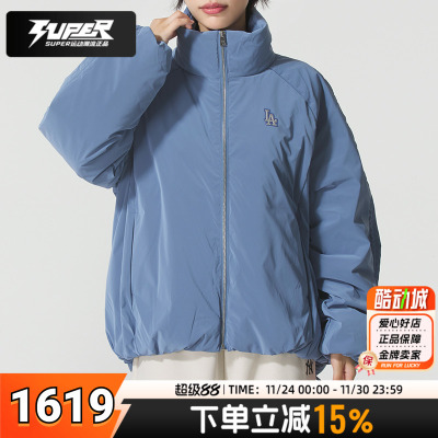 MLB 官方正品女士羽绒服外套2025冬季新款户外保暖羽绒夹克面包服