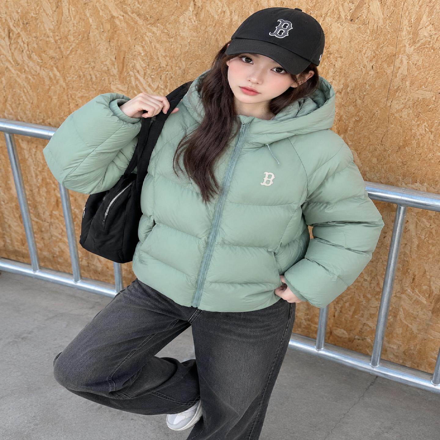 MLB羽绒服男装女装2026秋冬新款保暖潮流外套休闲情侣服3ADJB2466