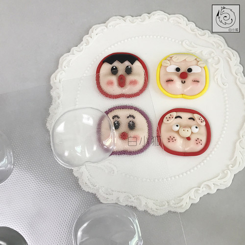 白小狐巧克力翻糖模具嘟嘟脸