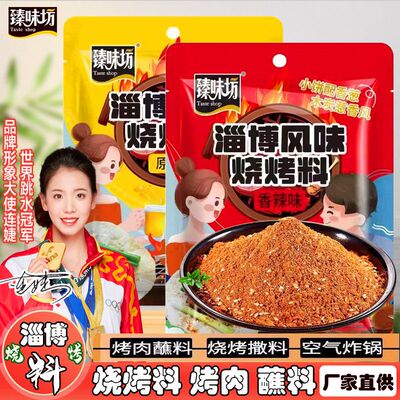 【20袋仅16.9】臻味坊淄博烧烤料调料撒料香辣五香烤肉蘸料腌料