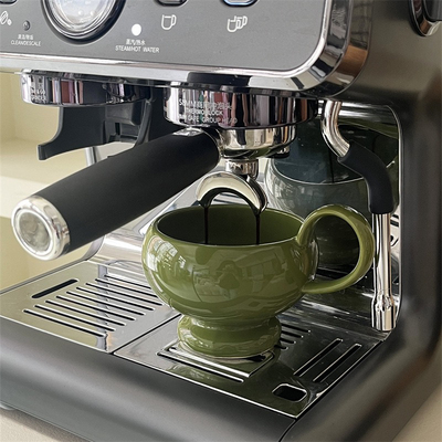 CMYD 我在人间摸鱼 原创小众阿拉丁提手杯陶瓷咖啡杯高级感马克杯