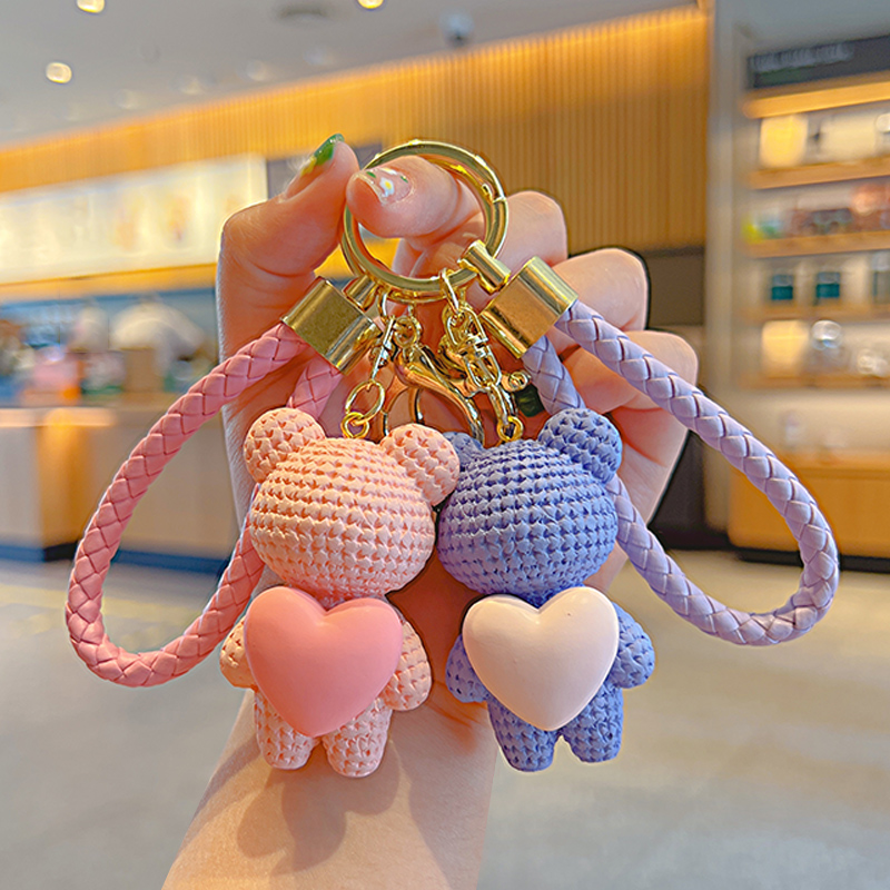爱心小熊挂件小饰品卡通钥匙扣