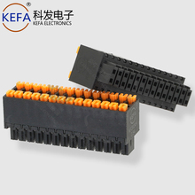 KF2024H间距2.54mm 双层双排 弹簧 紧凑型 插拔式PCB接线端子接插