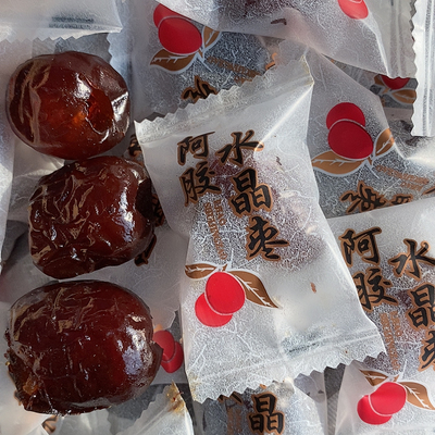 阿胶枣无核独立小包装去核蜜饯果脯新疆红枣金丝阿胶水晶枣旗舰店