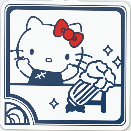 Kitty联名台北故宫陶瓷冰箱贴