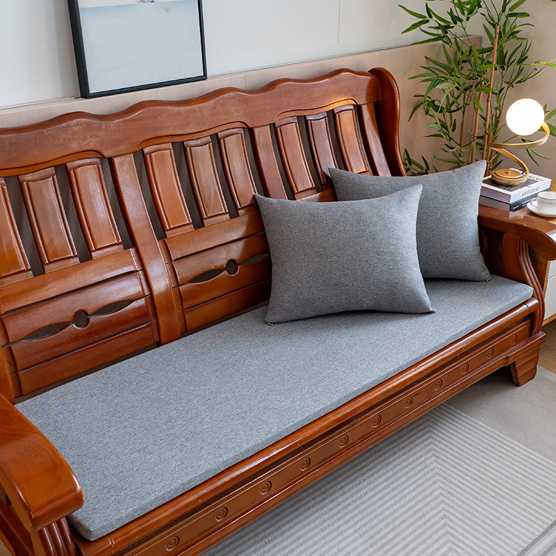 中式实木沙发坐垫红木沙发垫高密度海绵座垫老款沙发垫防滑可拆洗