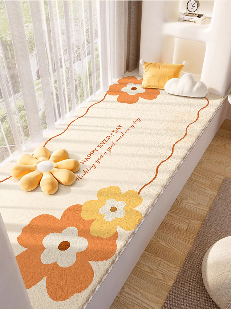 主卧飘窗垫可裁剪客厅卧室阳台垫子加厚冬季高级公主风防滑窗台垫