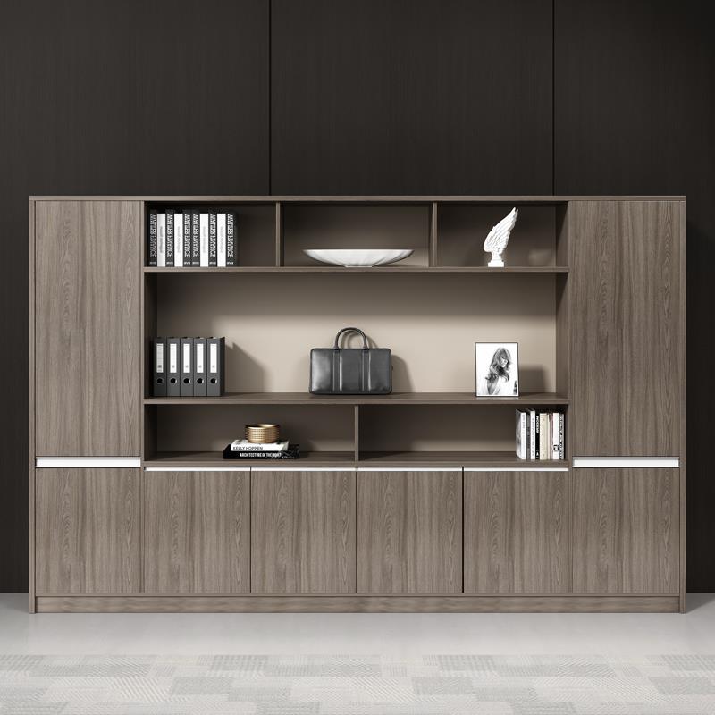 办公室文件柜木质资料储物柜档案边柜简约现代老板办公桌配套书柜