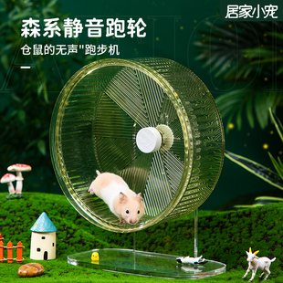 仓鼠跑轮超静音全透明跑轮跑步球滚轮造景用品