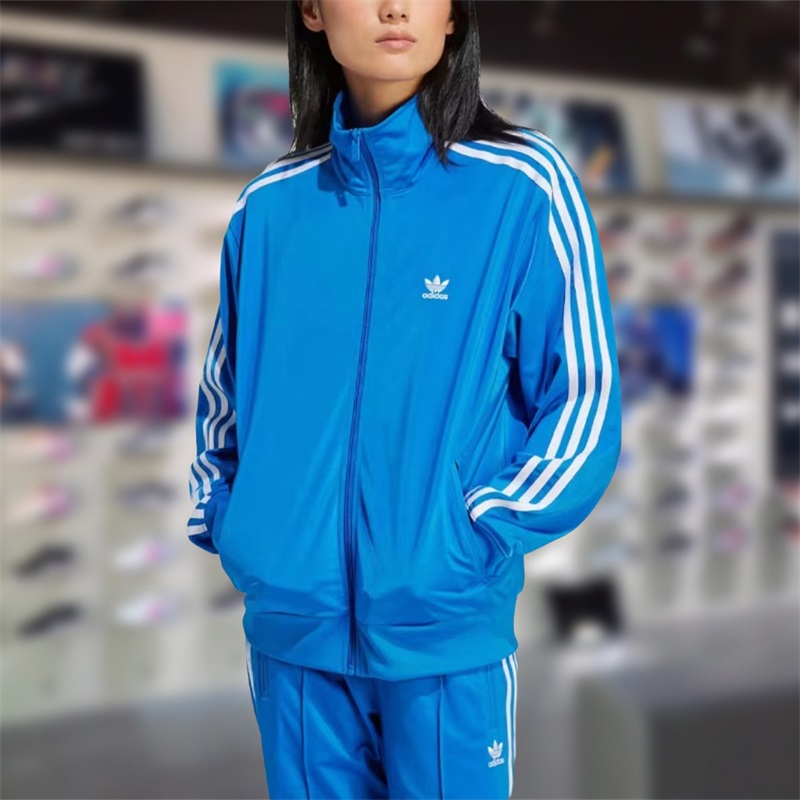 春季新款经典三杠宽松舒适夹克