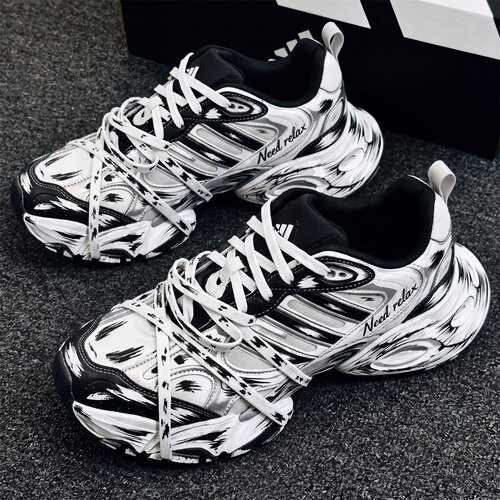 【球鞋定制】Adidas阿迪达斯 XLG RUNNER Need relax 男女老爹鞋