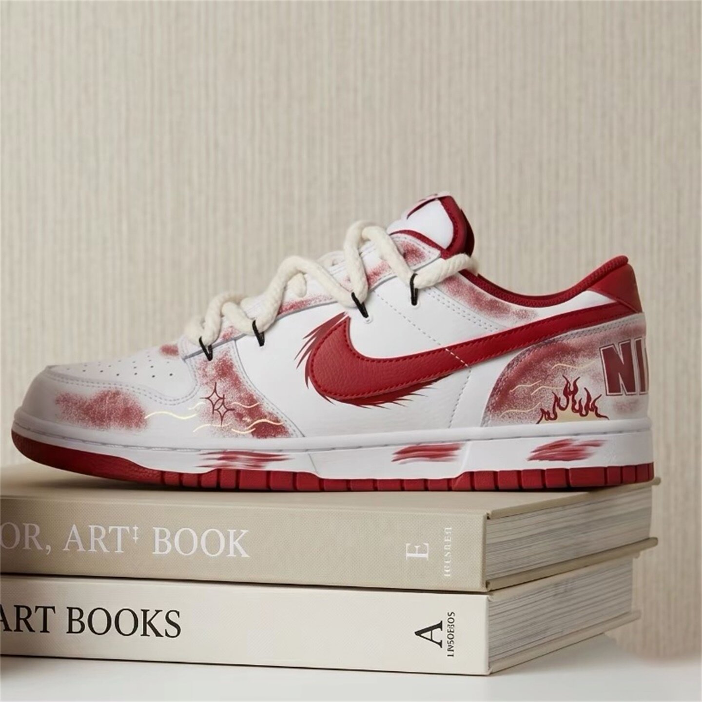 【球鞋定制】耐克男鞋 BIG NIKE LOW 星星之炎 低帮百搭潮流板鞋