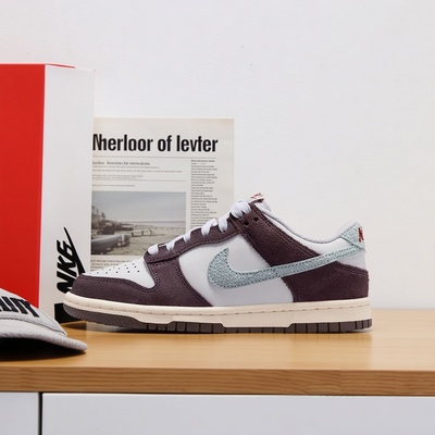 Nike耐克大童款鞋子2026春季新款DUNK舒适拼接休闲板鞋IB5691-100