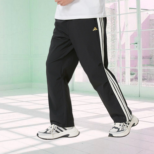 舒适宽松三杠经典 Adidas阿迪达斯男裤 子2026春季 新年款 KR3077 长裤