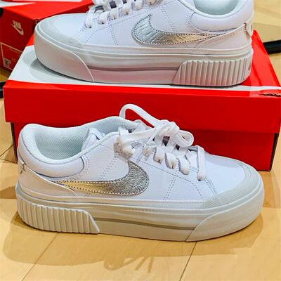 Nike耐克女鞋子2025春季新款经典舒适低帮运动休闲板鞋HQ2307-100