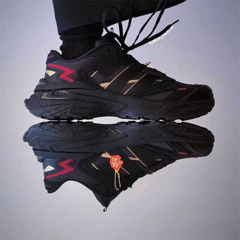 Adidas阿迪达斯男女款鞋子2026春季新款舒适透气跑步老爹鞋KI1856