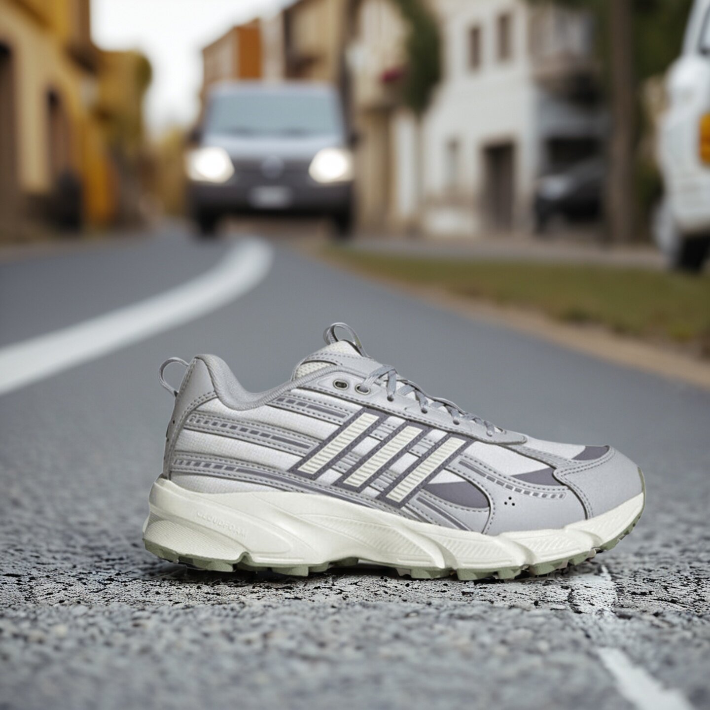 Adidas阿迪达斯男女款鞋子2026冬季新款舒适透气跑步老爹鞋KI9949