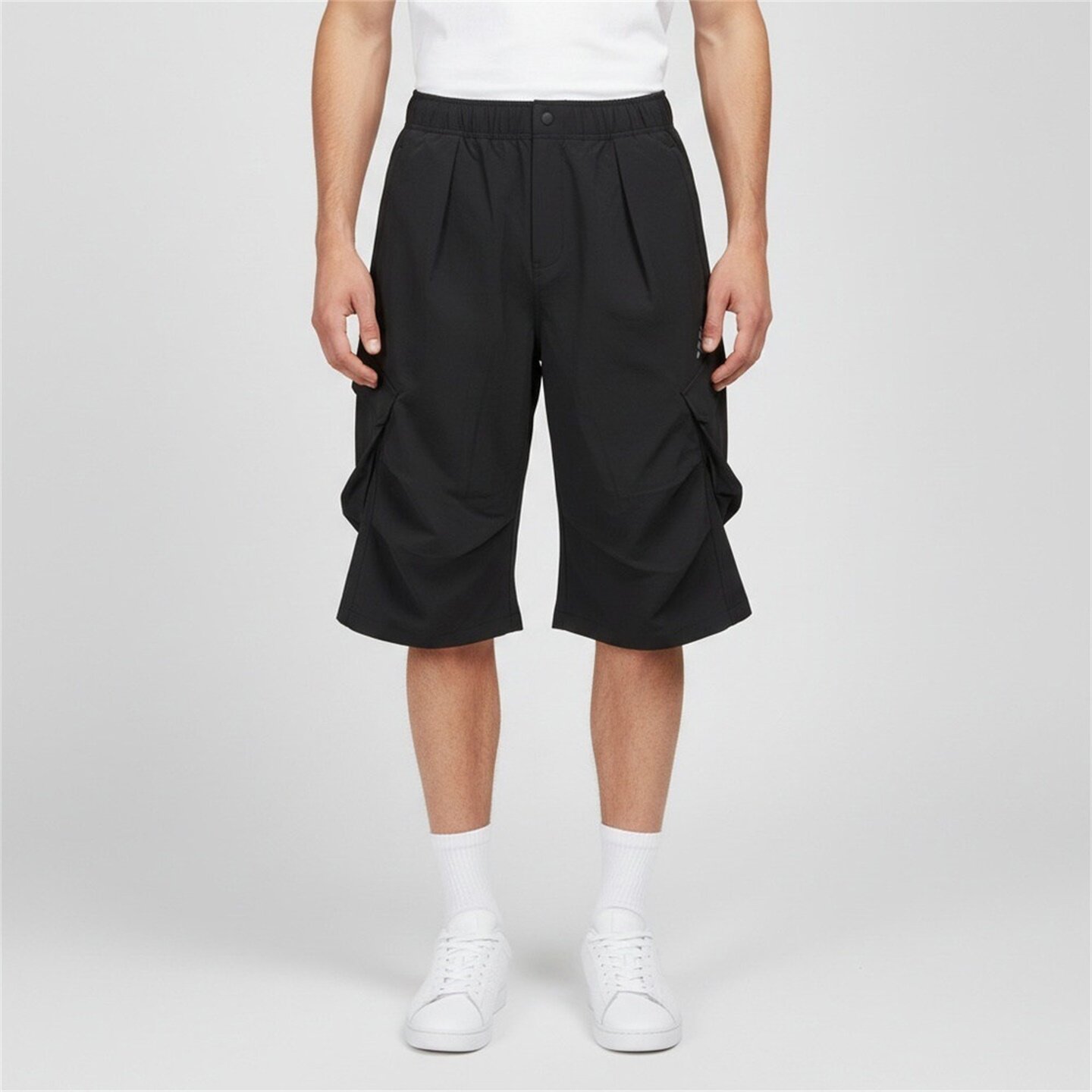 Adidas阿迪达斯男款裤子2026夏季新款舒适宽松运动休闲中裤LC7791