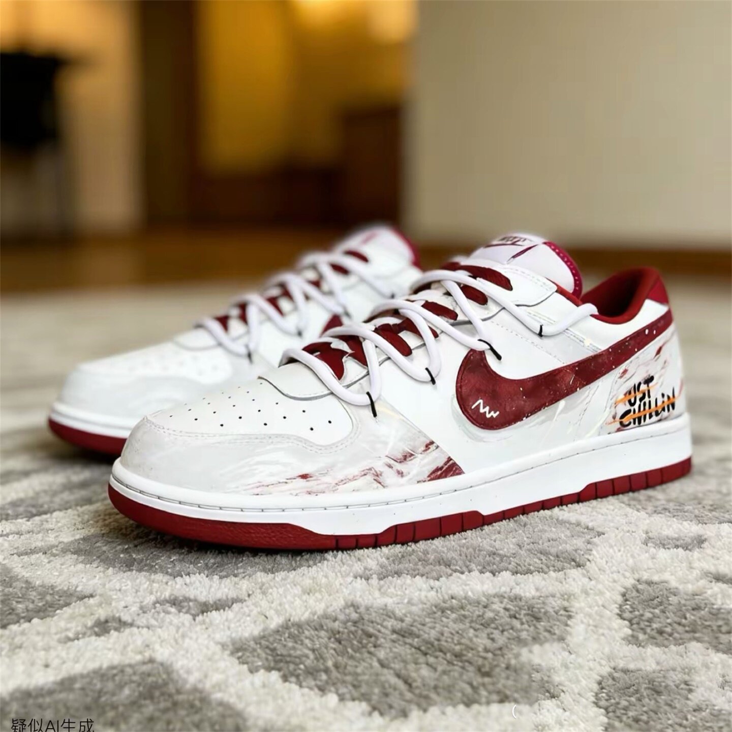 【球鞋定制】耐克男款鞋子 BIG NIKE LOW 晨春序章 百搭潮流板鞋