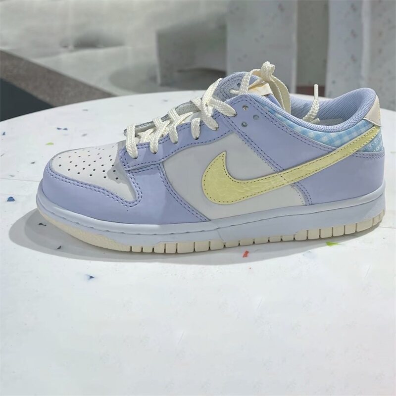 Nike耐克大童款鞋子2025冬季新款DUNK舒适拼接休闲板鞋FJ4641-536