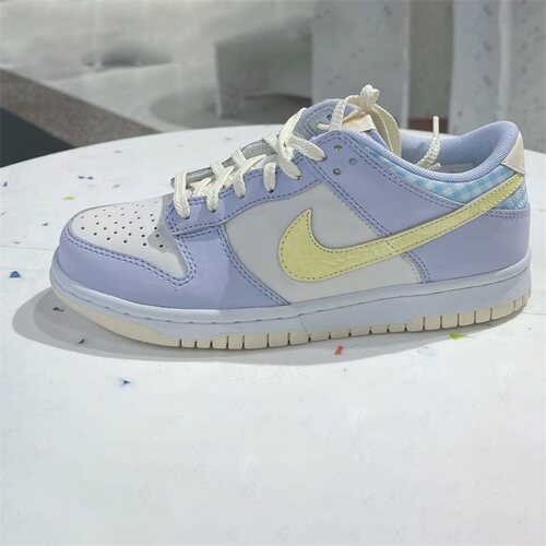 Nike耐克大童款鞋子2025冬季新款DUNK舒适拼接休闲板鞋FJ4641-536