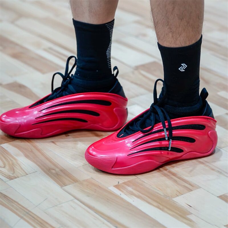 Adidas阿迪达斯男鞋子2025秋季新款哈登缓震实战训练篮球鞋JS1304