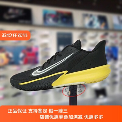 Nike耐克男款鞋子2025夏季新款舒适百搭训练实战篮球鞋HJ9153-001