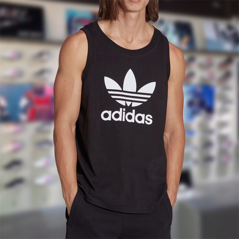 夏季新款舒适宽松运动休闲背心