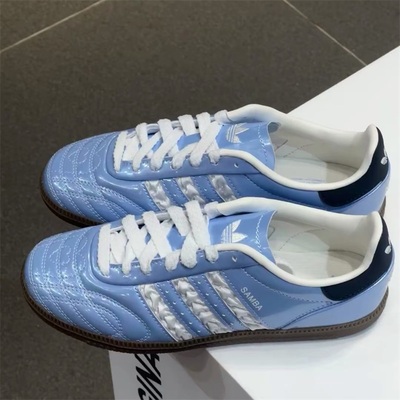 阿迪达斯三叶草男女鞋2026春季新款舒适百搭轻便德训鞋板鞋KJ7302