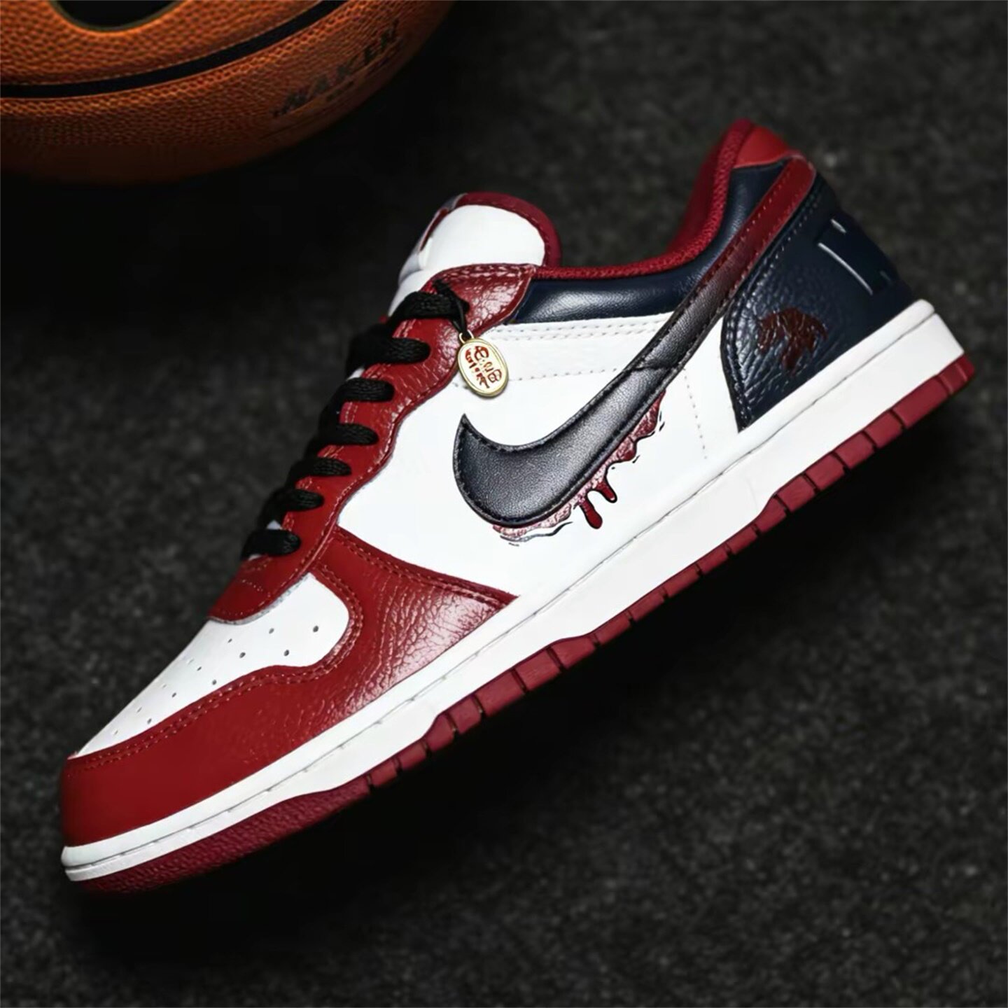 【球鞋定制】耐克男款鞋子 BIG NIKE LOW 丹墨骐骥 百搭潮流板鞋