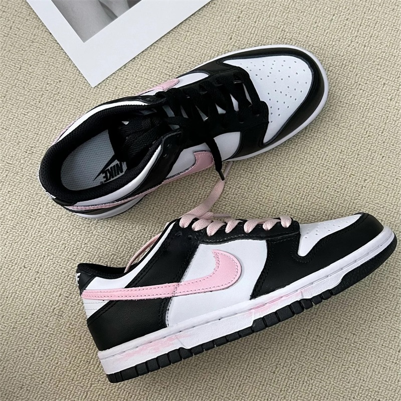 【定制球鞋】NIke耐克女款鞋子DUNK LOW粉墨星芒低帮防滑休闲板鞋