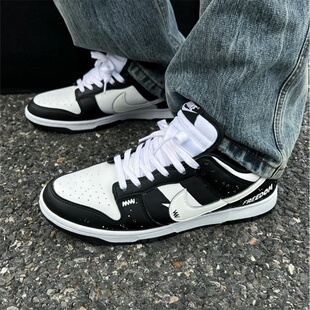 【球鞋定制】Nike耐克男女鞋子 自由赛手 DUNK LOW 休闲百搭板鞋